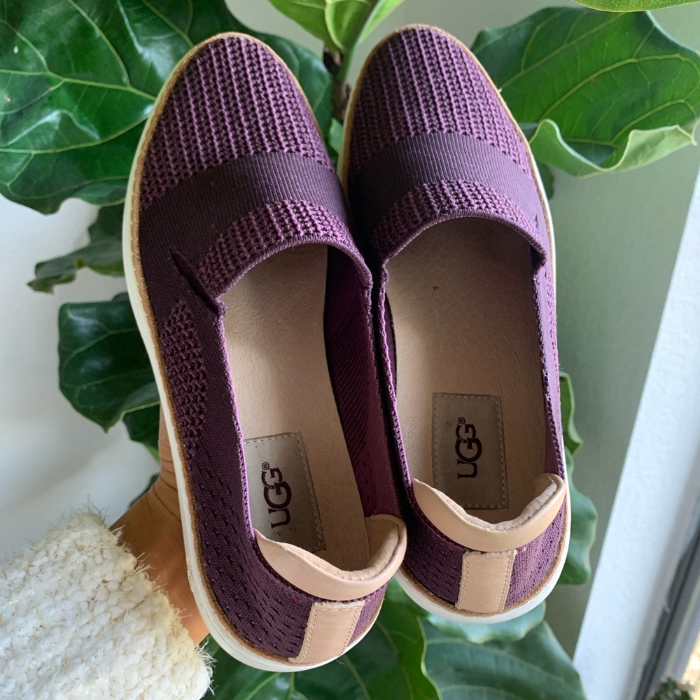 UGG Sammy Maroon Espadrilles Size 7